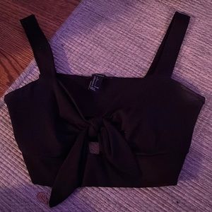 Tie crop top